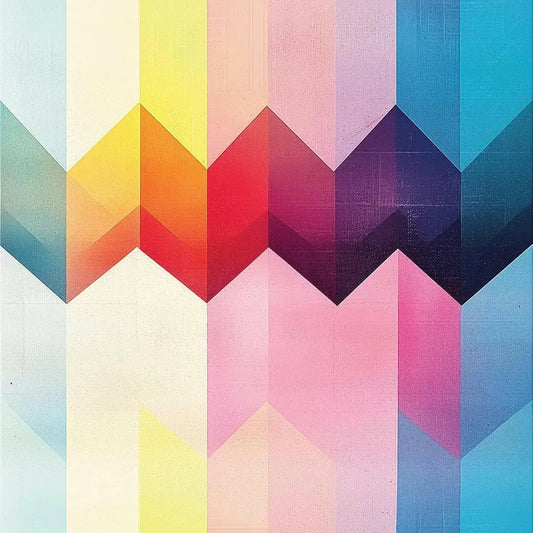 Prismatic Chevron Wall Mural