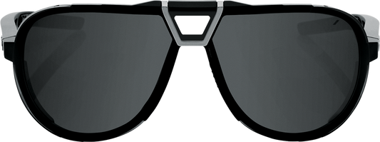 100% Westcraft Sunglasses - Matte Black - Smoke 61046-102-01