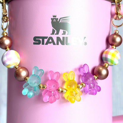 Pastel Peeps Deluxe Tumbler Charm Necklace