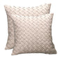 Set of 2 Throw Pillow Covers AND Inserts mixed of 18"x18" and 20"x20" well mixed one of each size