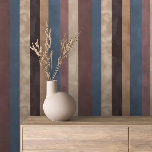 Mesa Painted Stripe Wallpaper