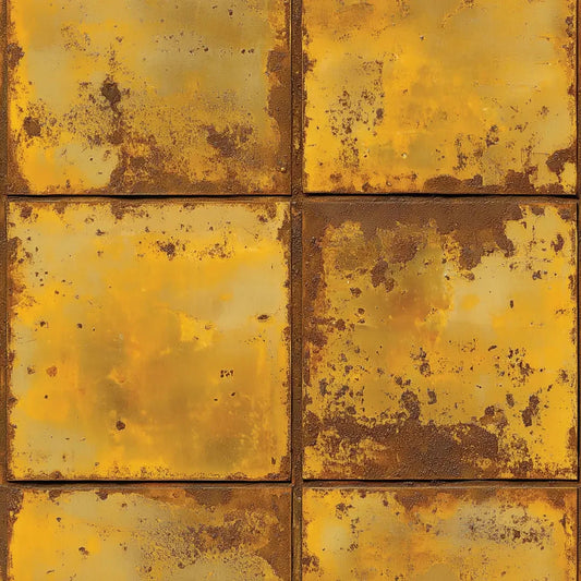 Golden Rust Industrial Panels