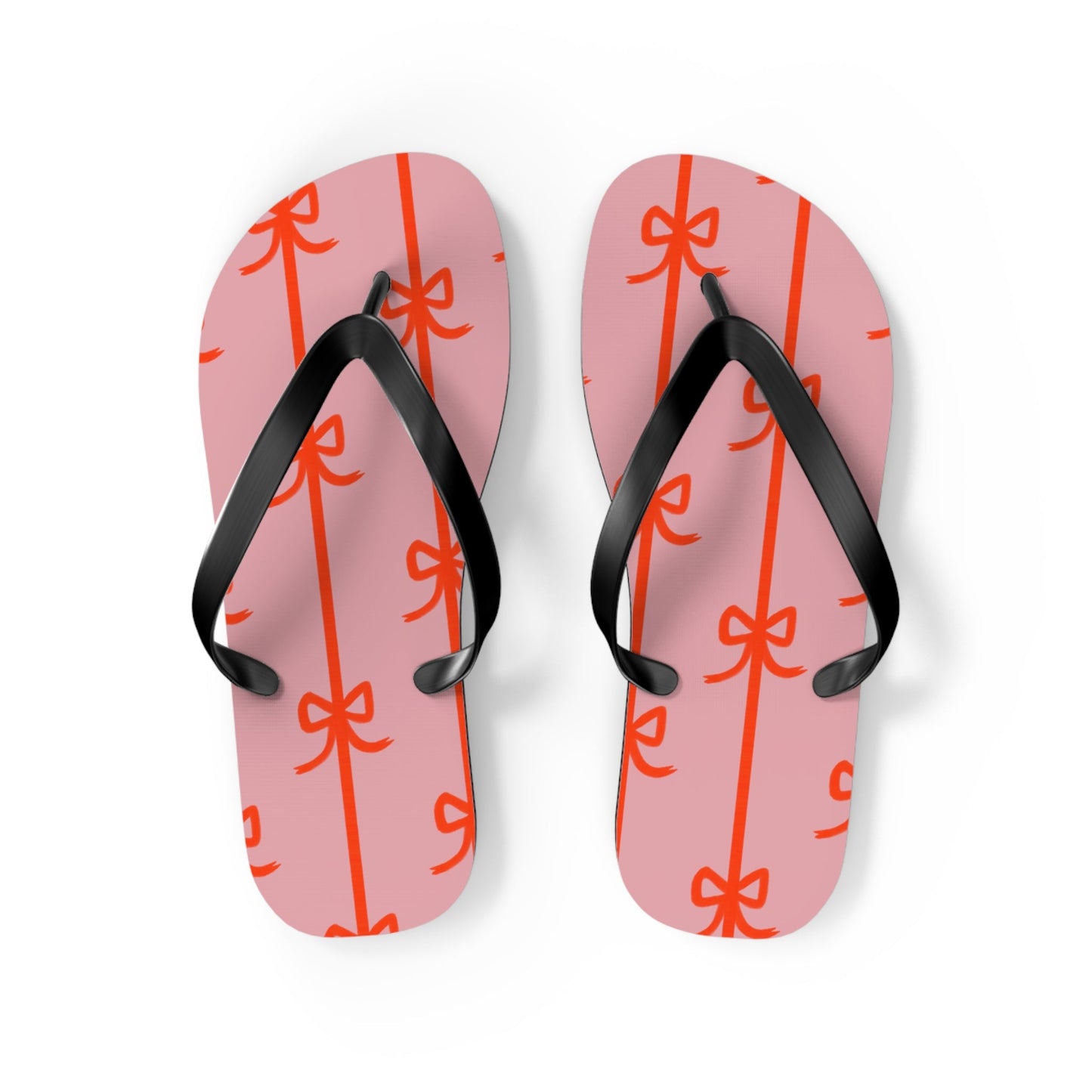 Customizable: Chic Bow Flip Flops, Stylish Summer Sandals, Women's Beach Footwear, Cute Vacation Slippers, Trendy Pool Shoes