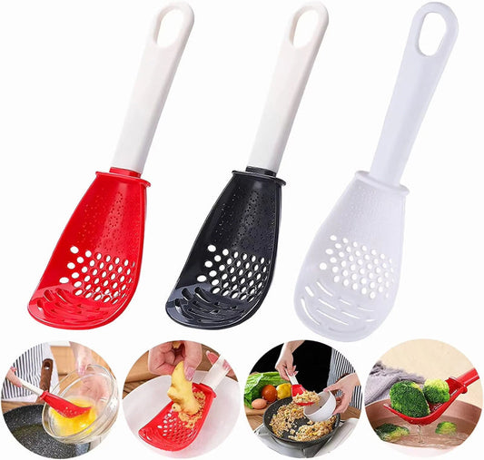 Multifunctional Slotted Spoon Grinding Cooking Spoon Mashed Auxiliary | Kitchen Accessories | Kitchen + Metal
