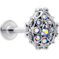 16G 5/16 Aurora Gem Retro Sunburst Labret Monroe Tragus