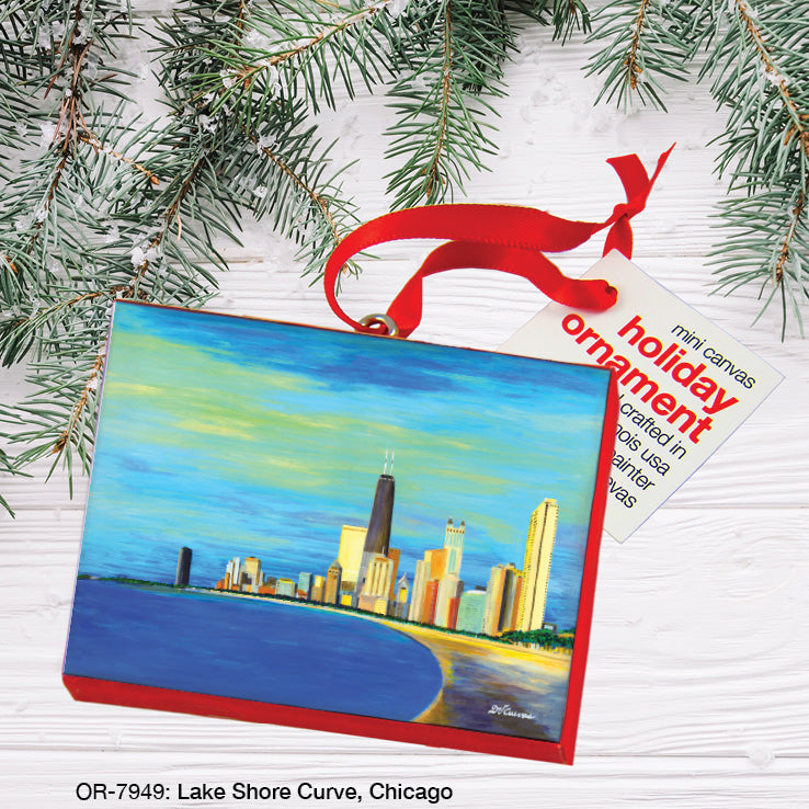 Lake Shore Curve, Chicago, Ornament (OR-7949A)