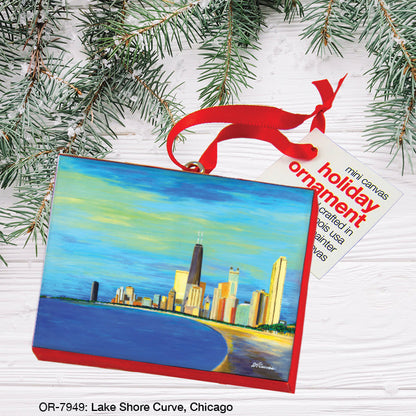 Lake Shore Curve, Chicago, Ornament (OR-7949A)