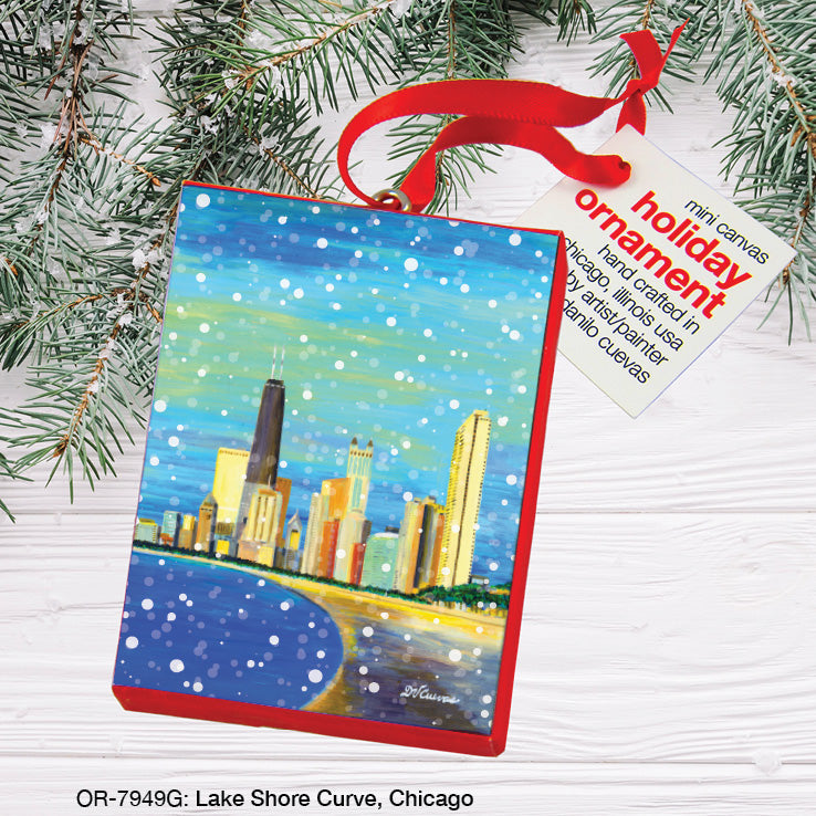 Lake Shore Curve, Chicago, Ornament (OR-7949G)