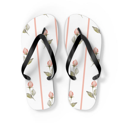 Customizable: Floral Flip Flops - Summer Footwear, Beach Sandals, Vacation Essentials, Gift for Her