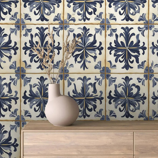 Porto Cobalt Bloom Tile