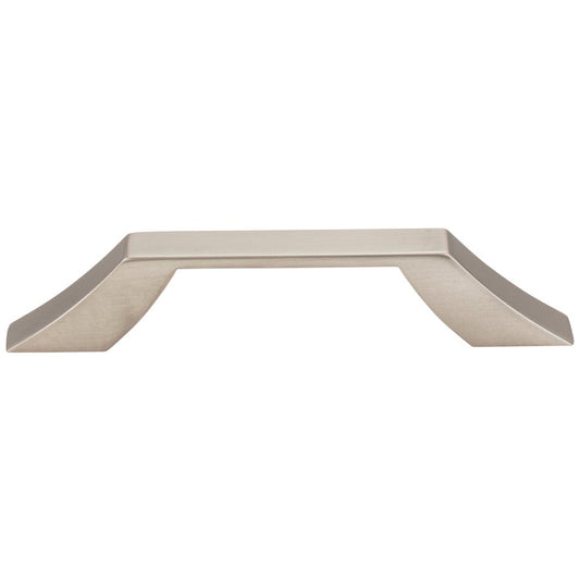 96 mm Center-to-Center Satin Nickel Square Royce Cabinet Pull