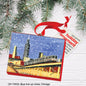 Blue Line Up-Close, Chicago, Ornament (OR-7980D)