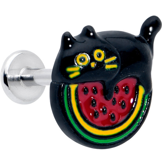 16G 5/16 Watermelon Cat Love Labret Monroe Tragus