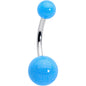 Pastel Shimmer Blue Ends Belly Ring