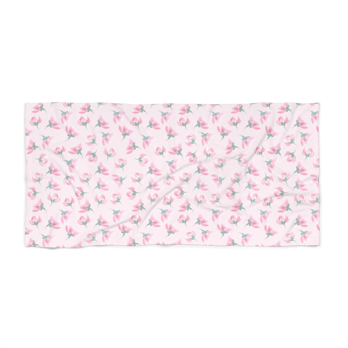 Customizable: Floral Beach Towel, Soft Sand Towel, Summer Gift, Poolside Relaxation, Beach Accessories, Vacation Essentials, Floral Print Towel