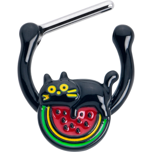 16G 5/16 Watermelon Cat Love Cartilage Clicker Ring