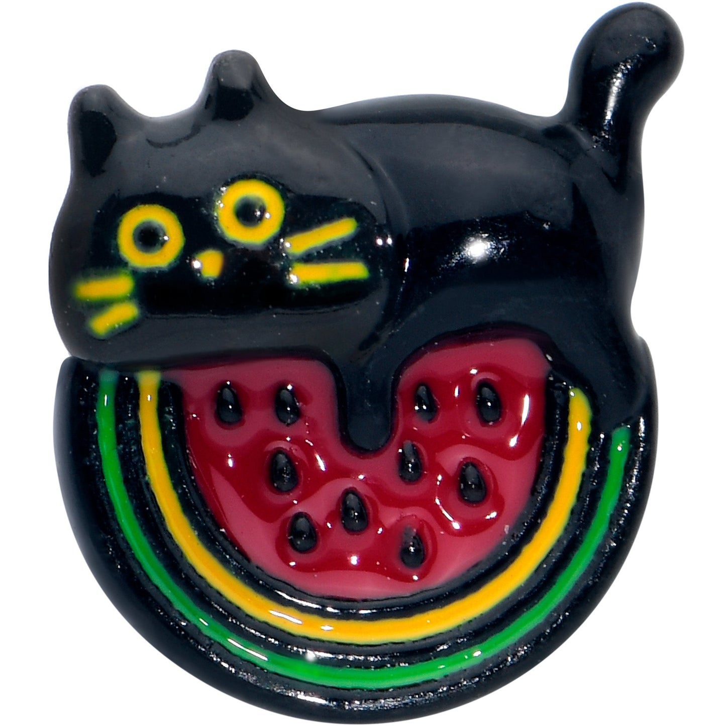 16G 1/4 Watermelon Cat Love Cartilage Tragus Earring