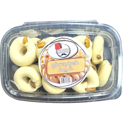 Albasha Fresh Butter Cookies - Deliciously Baked Ghuraibah Treats for Any Occasion