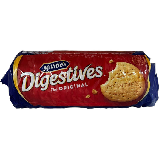 McVitie's Digestive Original - 100% Whole Wheat Healthy Biscuit Snacks, Perfect For Guilt-Free Treating