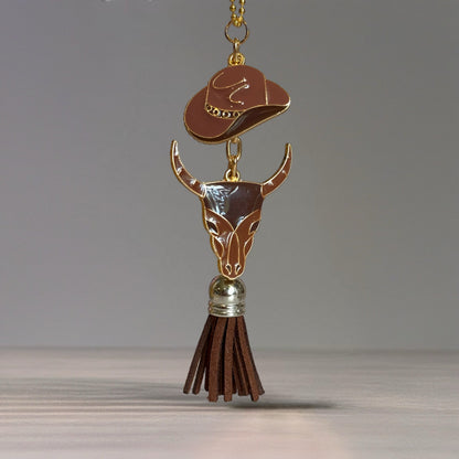 Bronc & Bull Charms - Tumbler Handle Charm