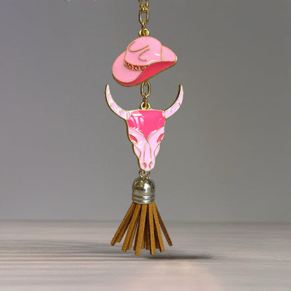 Bronc & Bull Charms - Tumbler Handle Charm