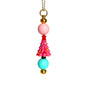 Pink Christmas Tree Bar Charm - Tumbler Handle Charm