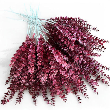 Fake Eucalyptus Stems - Artificial Greenery Leaves For Decor