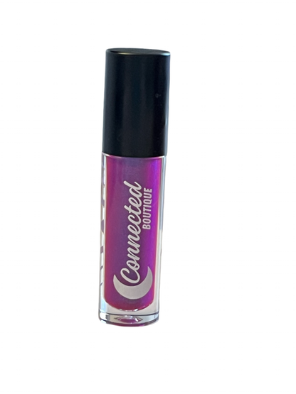 Stargazer -Duochrome Purple‑Pink Shift Hydrating Lip Gloss with Vanilla Scent