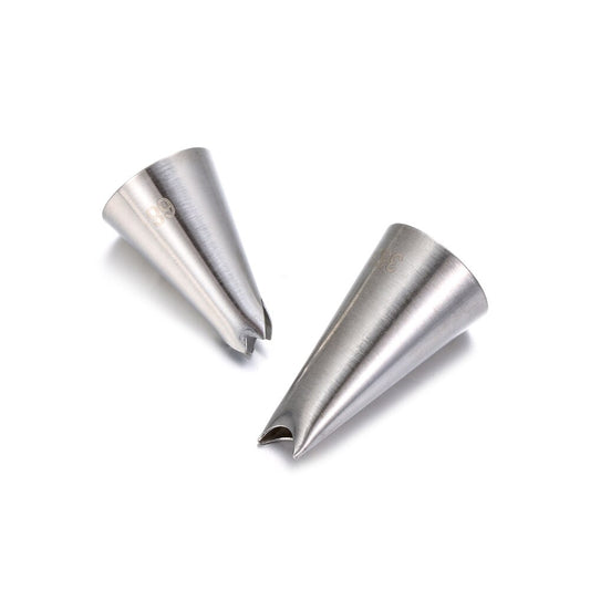 7PCS DIY Cream Leaves Icing Piping Nozzle Cupcake