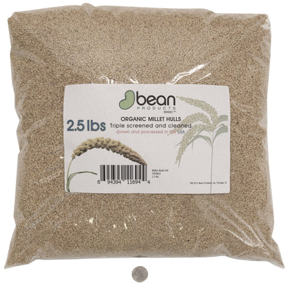 Millet Hulls fill - Midwest U.S. Grown Organic - for Pillows Cushions and Crafts