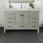 Eviva London Bath Vanity with Carrara Quartz Top and Undermount Porcelain Sink (20"-60")