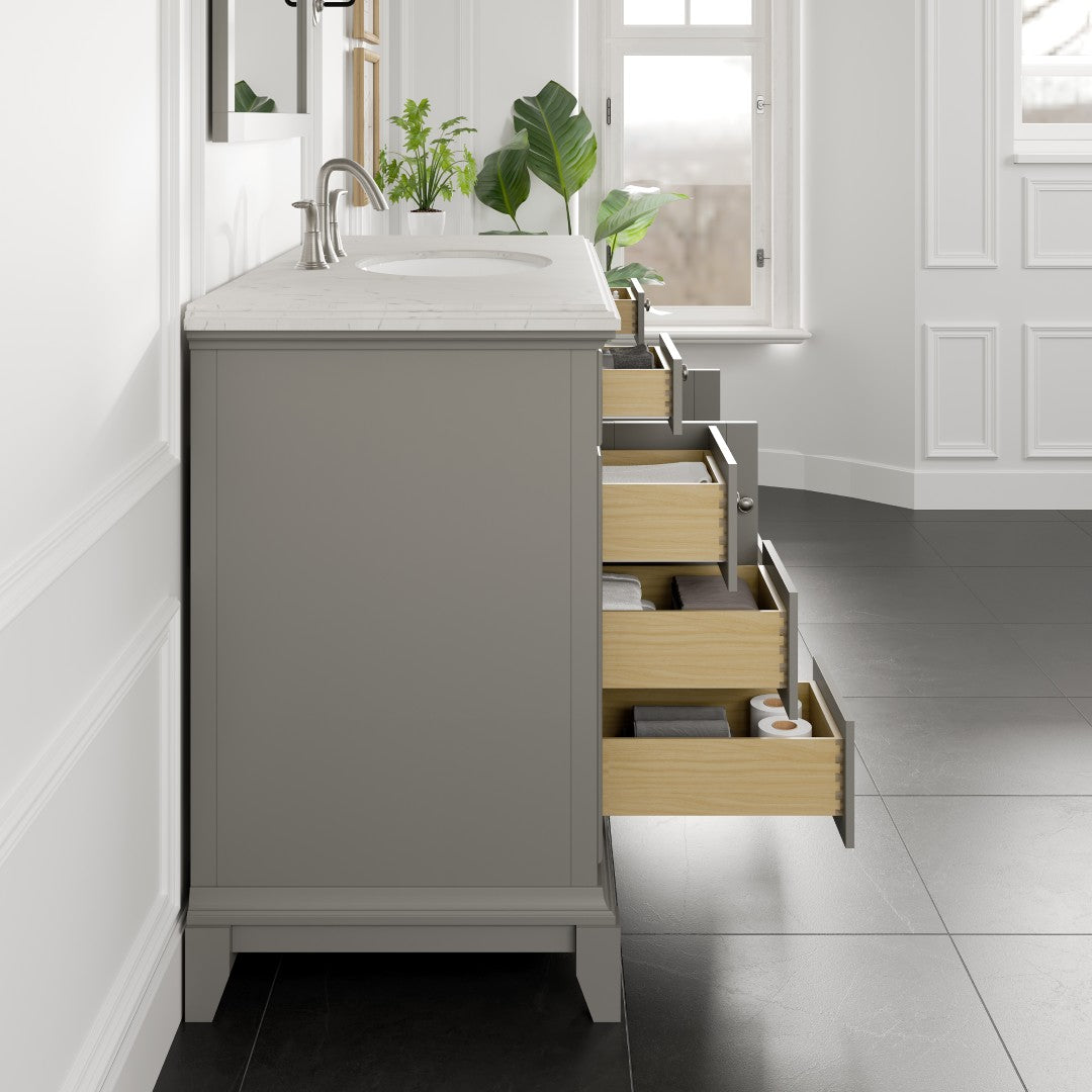 Eviva Elite Stamford Bath Vanity with Counter Top and Undermount Porcelain Sink (24"-72")