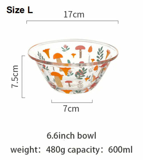 Mushroom Glass Bowl | Gift Shop & Gift Wrapping | Kitchen + Metal