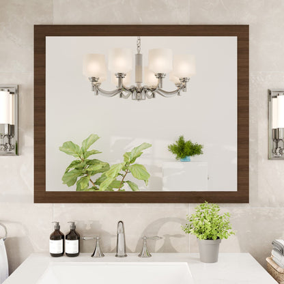 Eviva Sun Wooden Framed Mirror