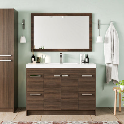 Eviva Sun Wooden Framed Mirror