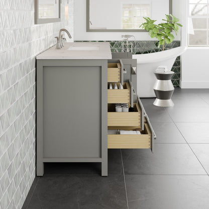 Eviva Aberdeen Bath Vanity with Counter Top and Undermount Porcelain Sink (24"-96")