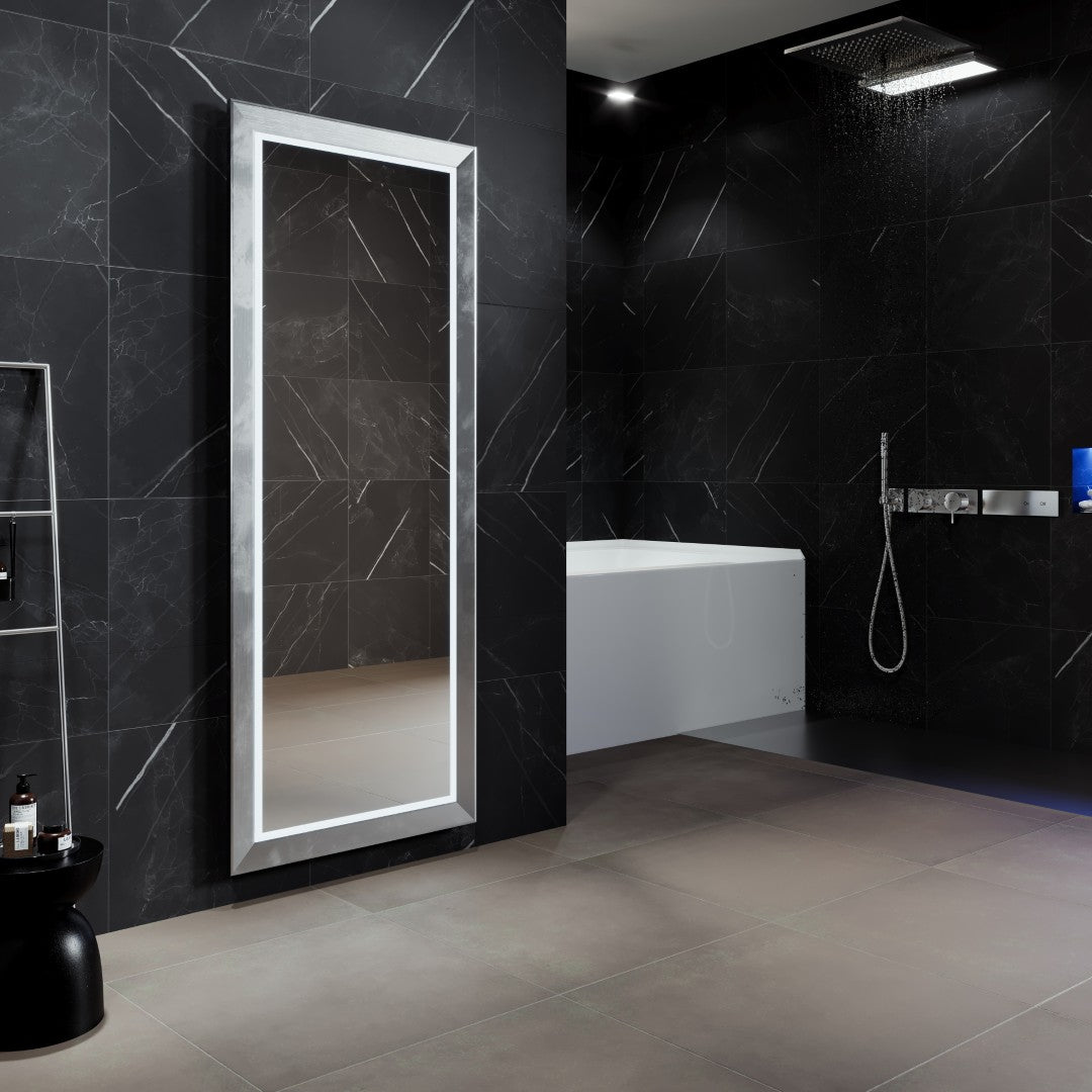 Eviva Sofy 24" x 67" Rectangular Aluminum Aluminum Framed Mirror