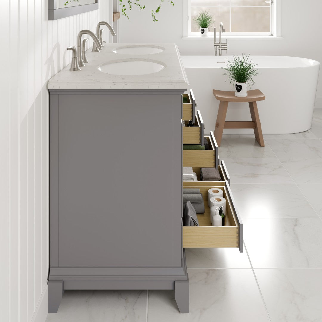 Eviva Elite Stamford Bath Vanity with Counter Top and Undermount Porcelain Sink (24"-72")