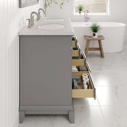 Eviva Elite Stamford Bath Vanity with Counter Top and Undermount Porcelain Sink (24"-72")