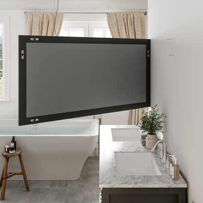 Eviva Aberdeen 72" x 30" Rectangular White Wooden Framed Mirror