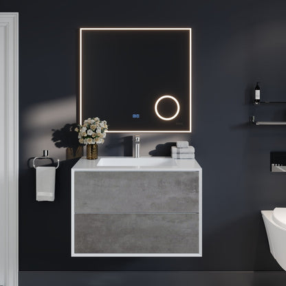 Eviva Illuminate LED Bathroom Mirror – Chrome Aluminum Frame (EVMR550 Series)