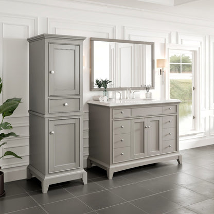 Eviva Elite Stamford 21 in. W x 18 in. D Freestanding Linen Cabinet