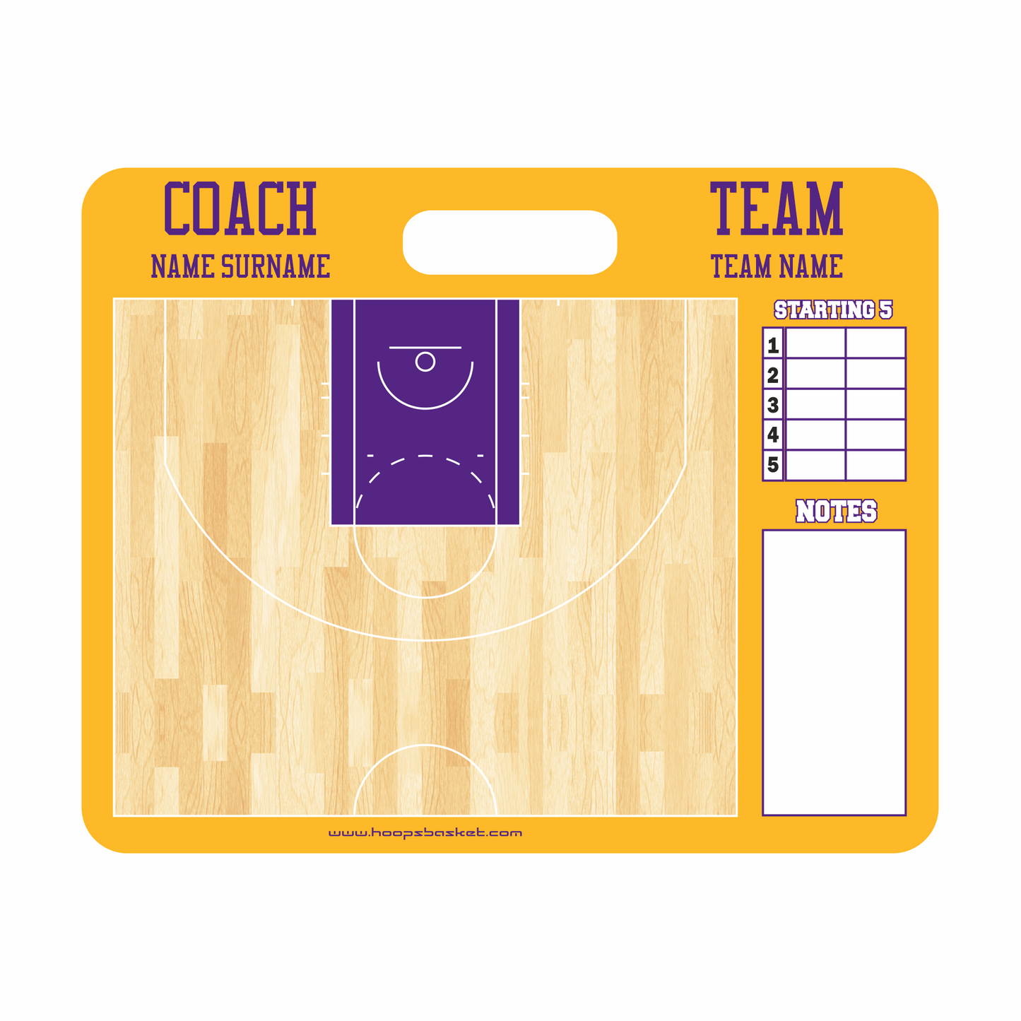 NBA Custom Magnetic Coaching Board 11.4 x 9.4