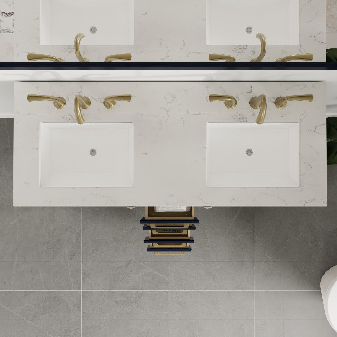 Eviva Aberdeen Bath Vanity with Counter Top and Undermount Porcelain Sink (24"-96")