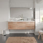 Eviva Axis Wall Mount Bath Vanity with Acrylic Top and Integrated Sinks