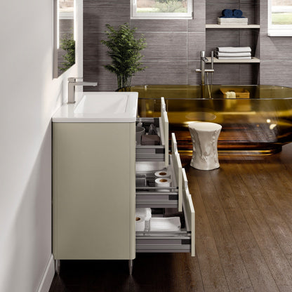 Eviva Marbella Bath Vanity with Acrylic Top and Integrated Sink (32"-40")