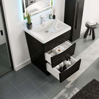 Eviva Victoria Bath Vanity with Acrylic Top and Integrated Sink (25"-32")