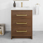 Eviva Curio Bath Vanity with Carrara Quartz Top and Undermount Porcelain Sink (24"-60")