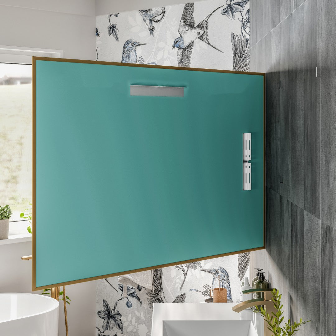 Eviva Gold Gold Metal Framed Mirror