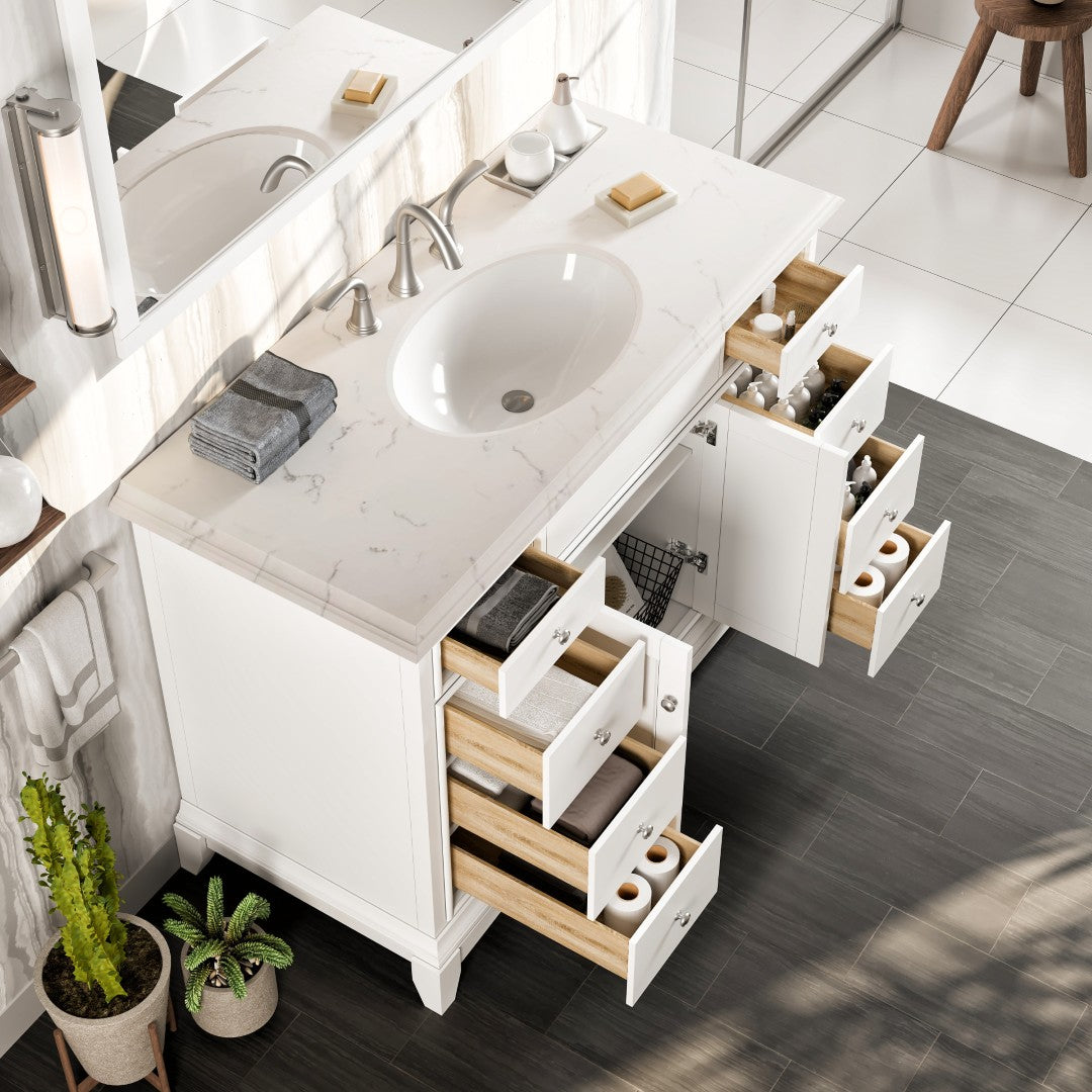 Eviva Elite Stamford Bath Vanity with Counter Top and Undermount Porcelain Sink (24"-72")